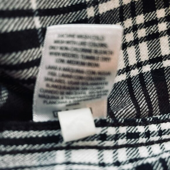 Faded Glory Men's Cotton Flannel Button Front Long Sleeve Shirt XXL Brown Plaid - Picture 10 of 10